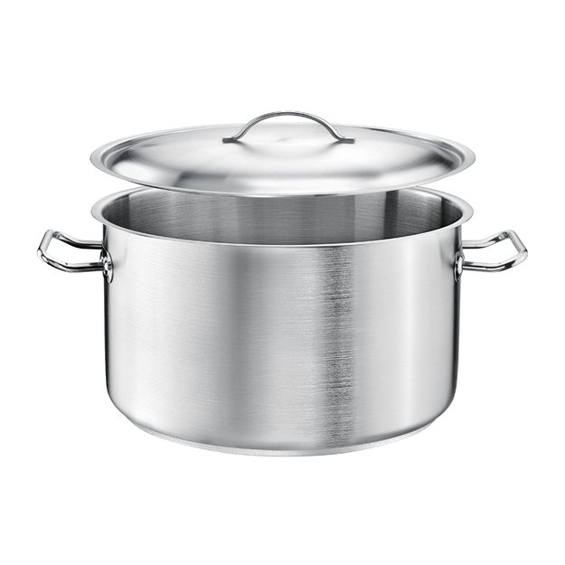 Medium stock pot with lid PRO  18/10