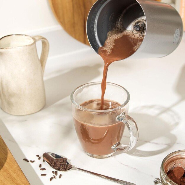 Salter EK6359MMSVDE Aspen Milk Frother Silver 1