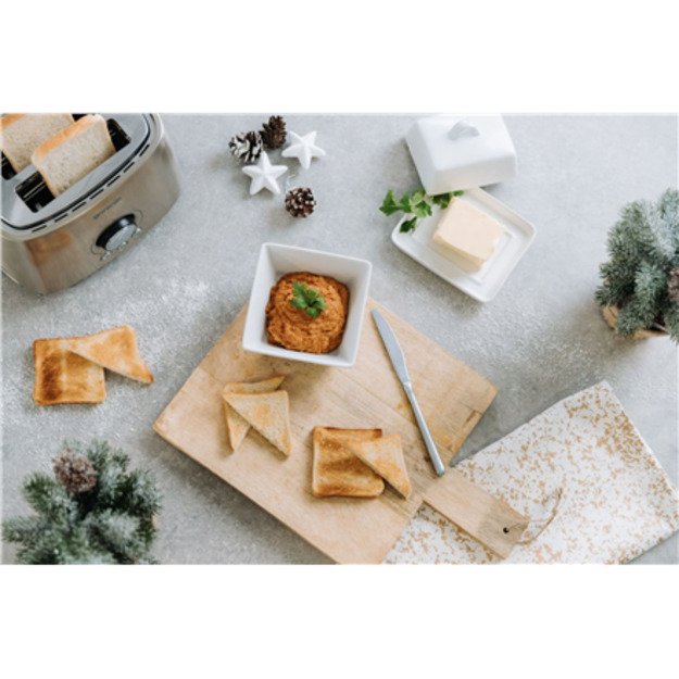 Gorenje | Toaster | T1000E | Power 1000 W | Number of slots 2 | Housing material Metal | Stainless Steel 1