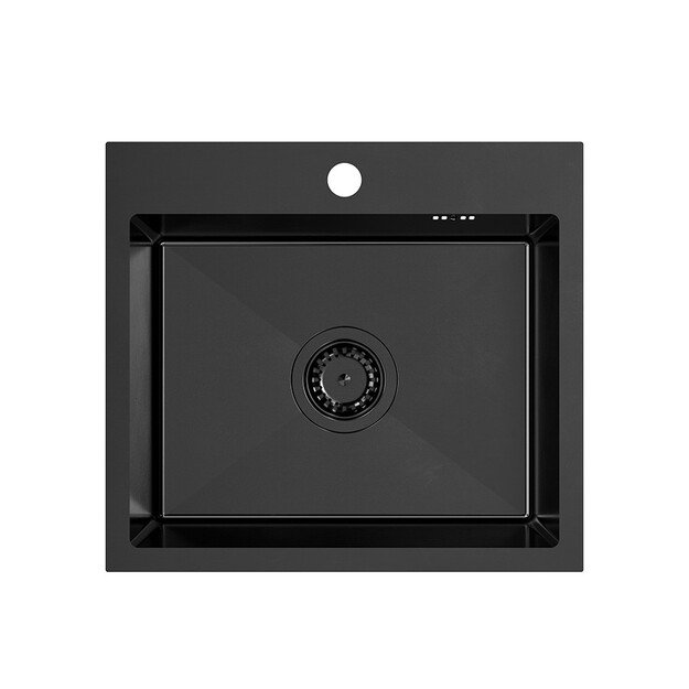 Plautuvė Quadron LUKE 100, ZH5045PVDBLM, juodo metalo 1