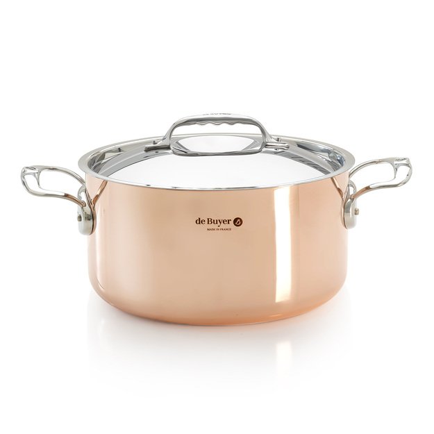 Deep pot with lid, 7.5 l, Prima Matera