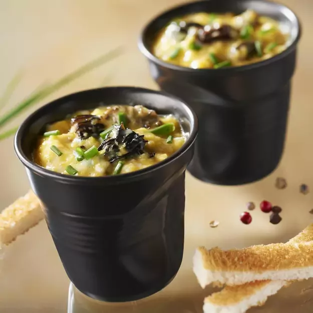 REVOL Juodas puodelis 80 ml FROISSES 1