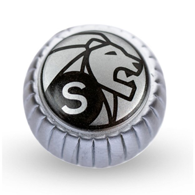 Matt chrome salt grinder cap, (S)