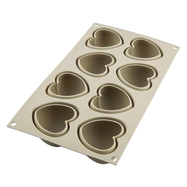 Mould small Heart, 8x96 ml, Cuoricino