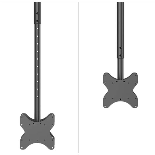 Neomounts CL35-340BL22 Dual Monitor/TV Mount Ceiling | Adjustable Height 13