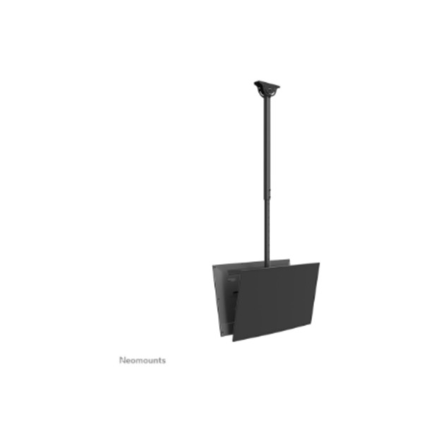 Neomounts CL35-340BL22 Dual Monitor/TV Mount Ceiling | Adjustable Height 18