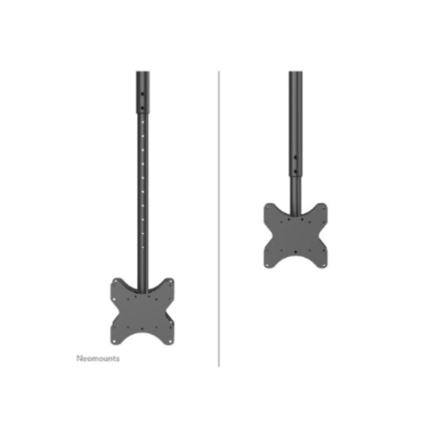 Neomounts CL35-340BL22 Dual Monitor/TV Mount Ceiling | Adjustable Height 6