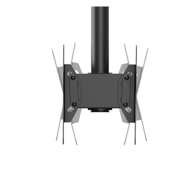 Neomounts CL35-340BL22 Dual Monitor/TV Mount Ceiling | Adjustable Height 17
