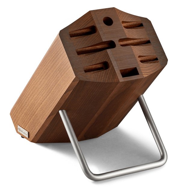 6 knife and 2 accessories block