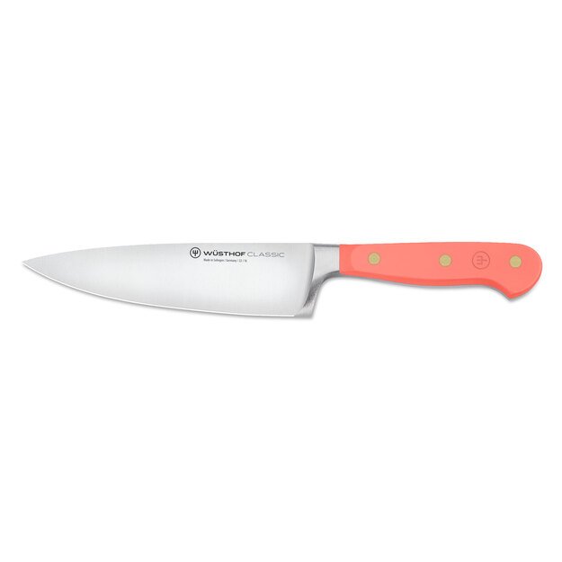 Chefs knife, 16 cm, peach, Classic Colour