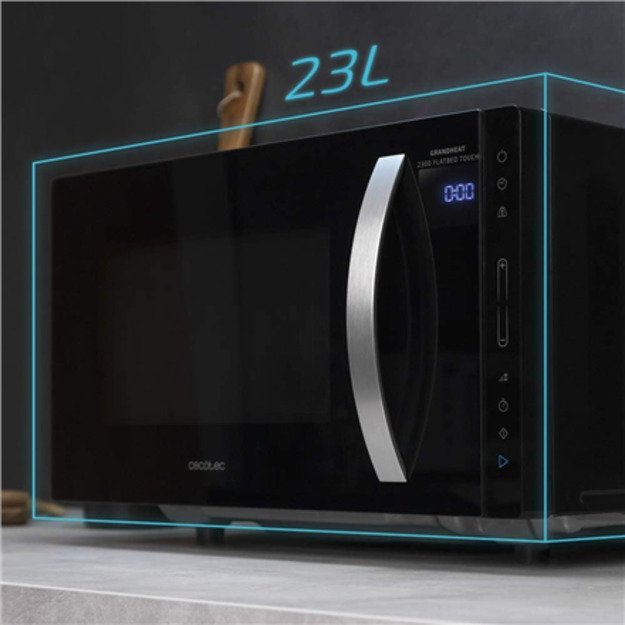 Cecotec Microwave Oven | GrandHeat 2300 Flatbed Touch Black | Free standing | 23 L | 800 W | Black 4