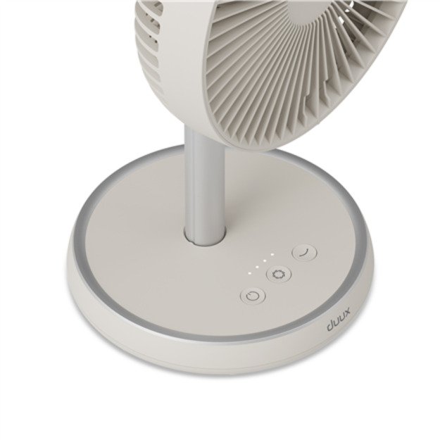 Duux Fan | Rize Flex | Stand Fan | Greige | Diameter 21 cm | Number of speeds 4 | Oscillation | 10 W 6