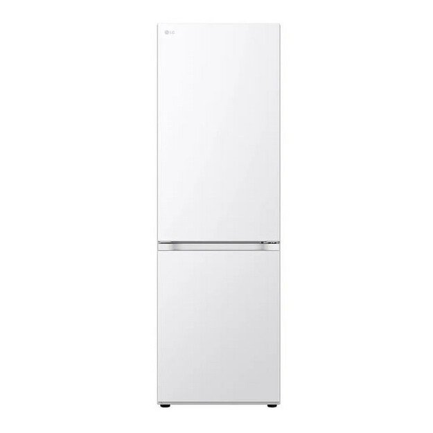 LG Refrigerator | GBV21L0ESW | Energy efficiency class E | Free standing | Combi | Height 186 cm | No Frost system | Fridge net 8