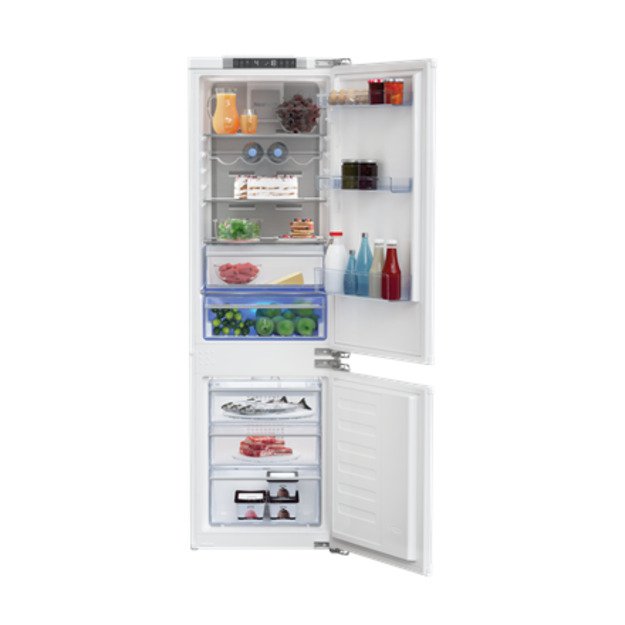 BEKO Refrigerator | BCNA275E4FN | Energy efficiency class E | Free standing | Combi | Height 177.5 cm | No Frost system | Fridge