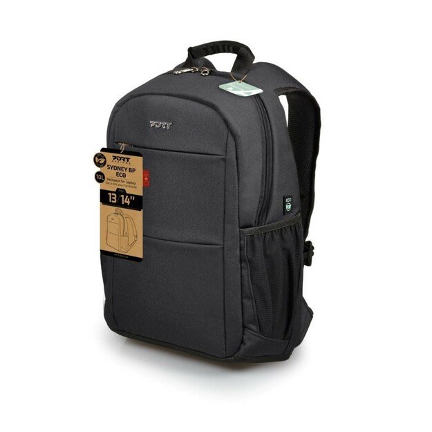 PORT DESIGNS | ECO SYDNEY | Fits up to size 13/14   | Backpack | Black | Shoulder strap 4