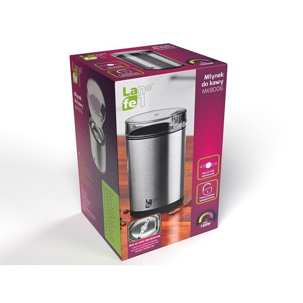 LAFE MKB-006 coffee grinder 150 W Steel 3