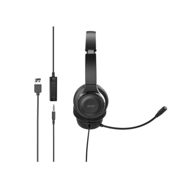 Acer Office Headset, Black 5