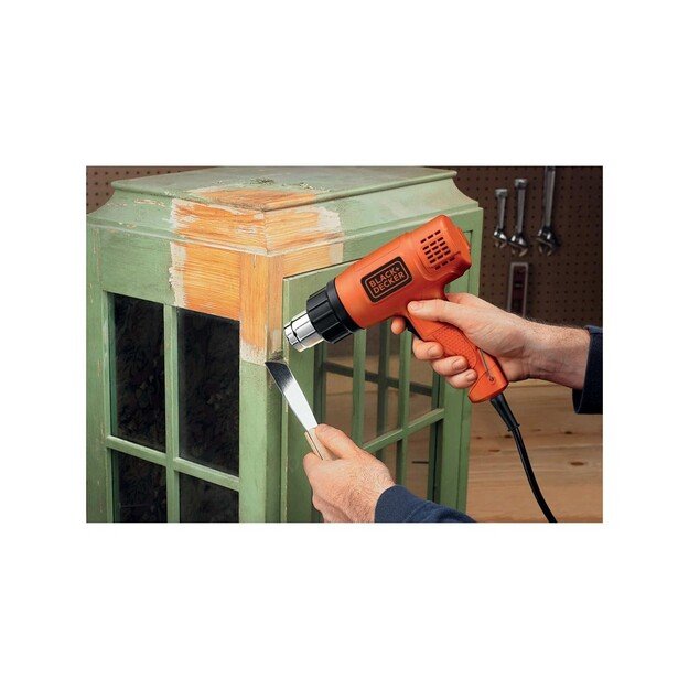 Black & Decker KX1650-QS heat gun Hot air gun 740 l/min 600 &deg;C 1750 W Black, Orange