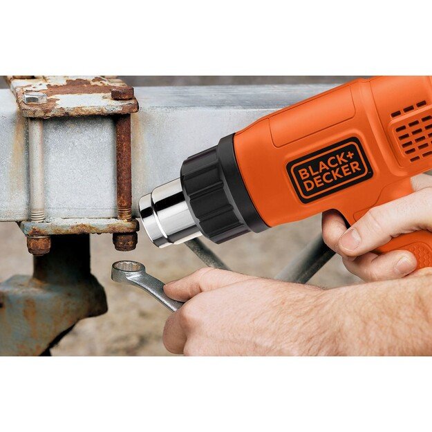 Black & Decker KX1650-QS heat gun Hot air gun 740 l/min 600 &deg;C 1750 W Black, Orange
