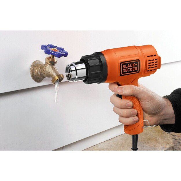 Black & Decker KX1650-QS heat gun Hot air gun 740 l/min 600 &deg;C 1750 W Black, Orange