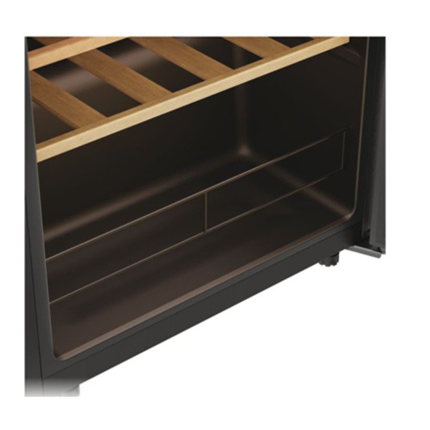 Candy | Wine Cooler | 438063 | Energy efficiency class G | Free standing | Bottles capacity 34 | Black