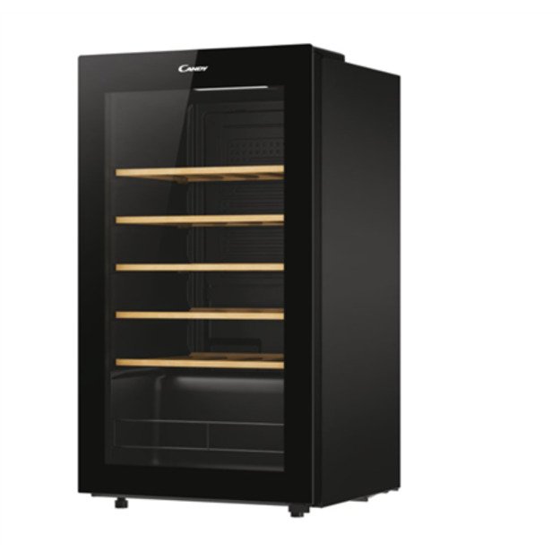 Candy | Wine Cooler | 438063 | Energy efficiency class G | Free standing | Bottles capacity 34 | Black