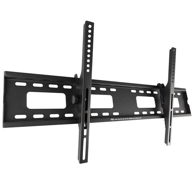 Maclean MC-422 TV Wall Mount Heavy Duty 43 -100  max VESA 800x400 120kg Tilting +/-15&deg; Bracket Holder Hanger with Spirit Level