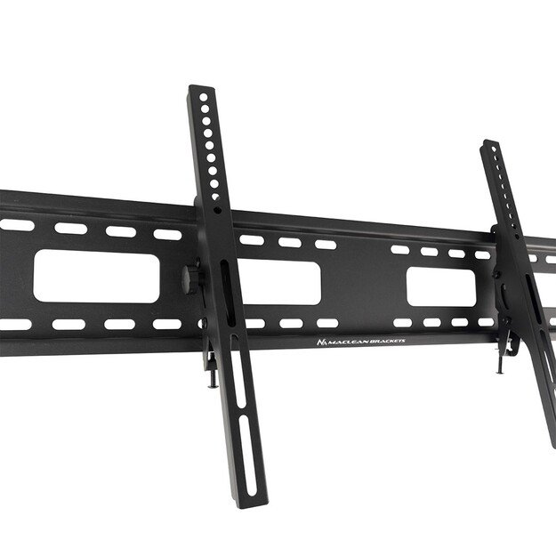 Maclean MC-422 TV Wall Mount Heavy Duty 43 -100  max VESA 800x400 120kg Tilting +/-15&deg; Bracket Holder Hanger with Spirit Level