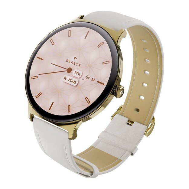 I&scaron;manusis laikrodis su lietuvi&scaron;ku meniu GARETT Verona 2 Glow Gold steel 8