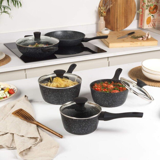 Salter BW05751S2EU7 Megastone 3-Piece Saucepan Set 3