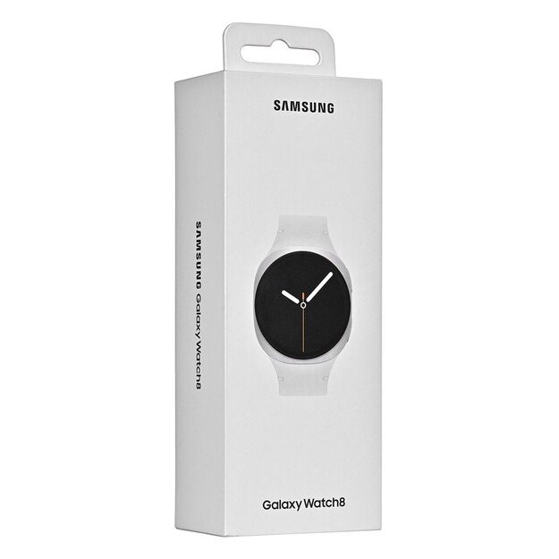 Samsung Galaxy Watch 8 3.3 cm (1.3 ) AMOLED 40 mm Digital 438 x 438 pixels Touchscreen Silver Wi-Fi GPS (satellite)