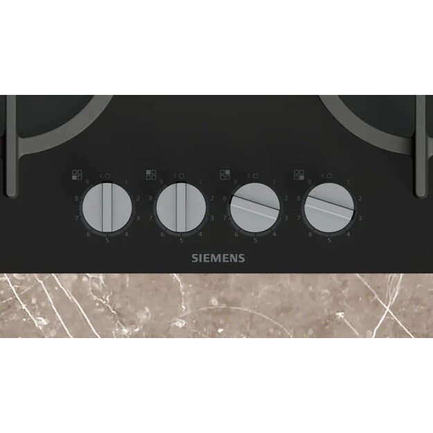 Siemens EP6A6PI10 hob Black Built-in Gas 4 zone(s)