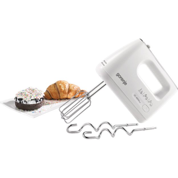 Gorenje | Hand Mixer | M460CDC | Hand Mixer | 460 W | Number of speeds 5 | Turbo mode | White 4