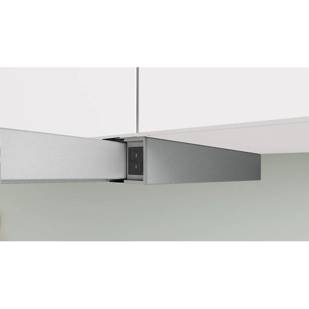 Bosch Serie 2 DFM064W55 cooker hood Semi built-in (pull out) Metallic, Silver 394 m&sup3;/h