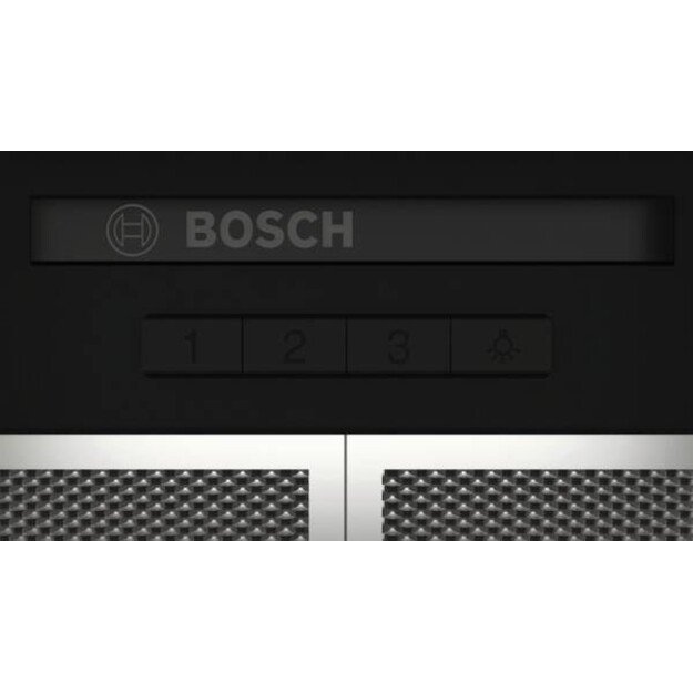 Bosch Serie 2 DBB63BC60 cooker hood Built-in Black 384 m&sup3;/h