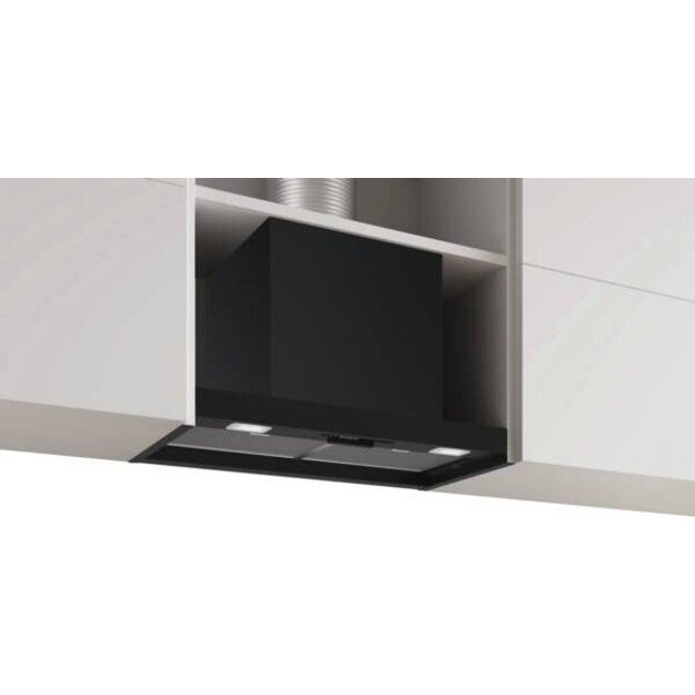 Bosch Serie 2 DBB63BC60 cooker hood Built-in Black 384 m&sup3;/h