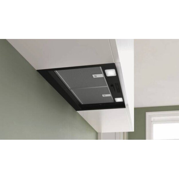 Bosch Serie 2 DBB63BC60 cooker hood Built-in Black 384 m&sup3;/h