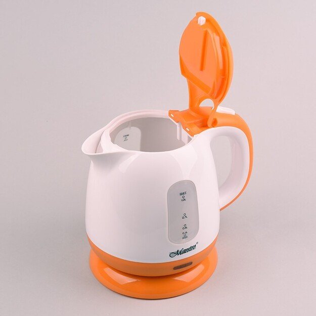 Feel-Maestro MR012 orange electric kettle 1 L Orange, White 1100 W 3