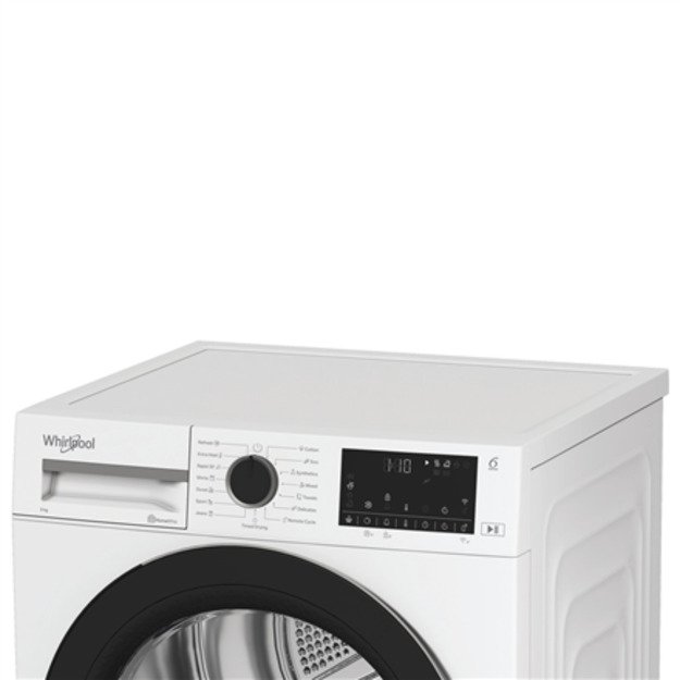Whirlpool Dryer Machine | WP D9 WBS EE | Energy efficiency class D | Front loading | 9 kg | Heat pump | Digital | Depth 61 cm |