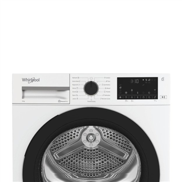Whirlpool Dryer Machine | WP D9 WBS EE | Energy efficiency class D | Front loading | 9 kg | Heat pump | Digital | Depth 61 cm |