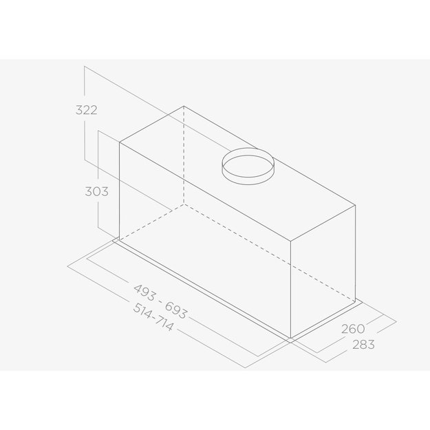 ELICA ENTER BL MAT/A/52