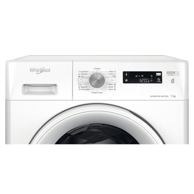 Whirlpool Washing machine | FFS 7469 W EE | Energy efficiency class A | Front loading | Washing capacity 7 kg | 1400 RPM | 5