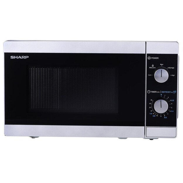 Sharp | Microwave Oven | YC-MS01E-S | Free standing | 20 L | 800 W | Silver 8