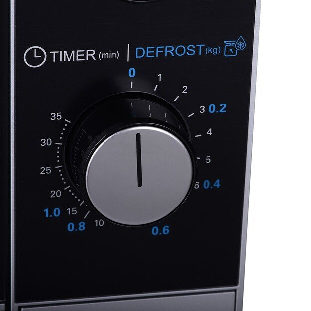 Sharp | Microwave Oven | YC-MS01E-S | Free standing | 20 L | 800 W | Silver 2