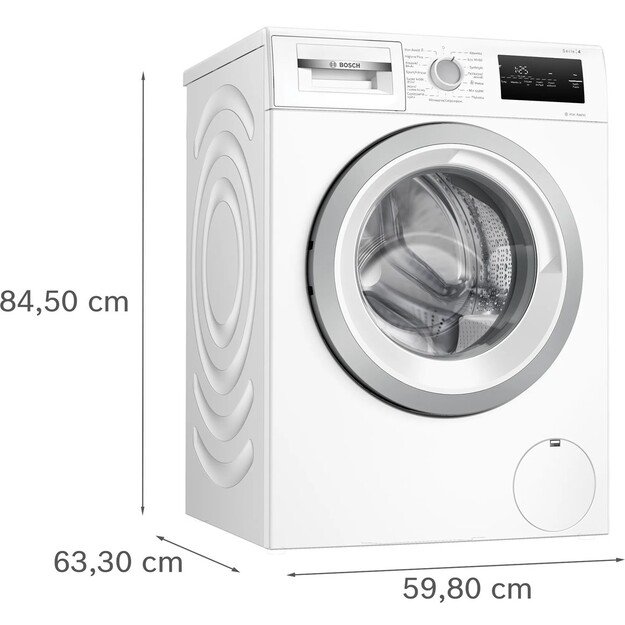 Bosch WAN2813APL Series 4 Front-loading washing machine 8 kg 1400 rpm White 4