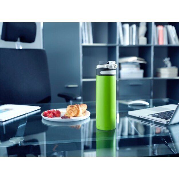 Leifheit 03277 travel mug 600 ml Black, Green Stainless steel 7