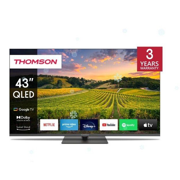 TV SET LCD 43  QLED 4K THOMSON 43QG5C14 1
