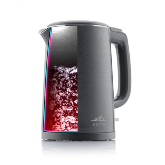 ETA Kettle | ETA859590020 EDITA | Electric | 2200 W | 1.5 L | Stainless steel | 360° rotational base | Gray 1