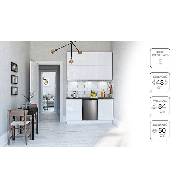 MPM 112-CJ-16/AA fridge-freezer Freestanding 82 L A++ Grey 1