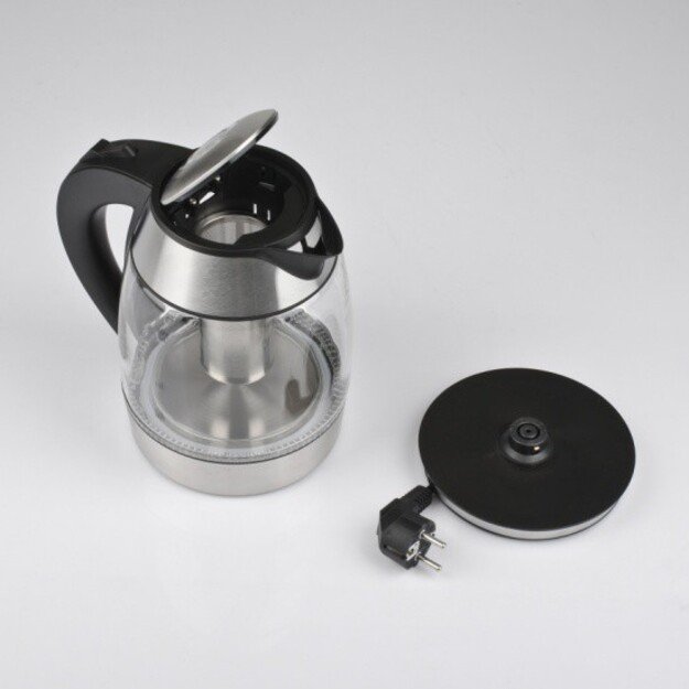 G3 Ferrari BolleBlu electric kettle 1.8 L 2200 W Black, Stainless steel, Transparent 1